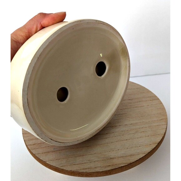 Vintage Franklin Toiletry Co Old Fashioned Luxury Barbershop Ceramic Soap Dish - Picture 6 of 8